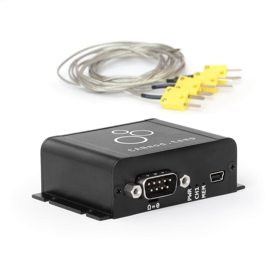 Temperature to CAN module with 4 thermocouple channels